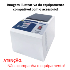 BLOCO DE AQUECIMENTO COM CAPACIDADE PARA 36 TUBOS DE TESTE COM 12MM DE DIÂMETRO COM FUNDO REDONDO PARA USO COM OS BANHOS SECOS MODELOS ALB64/ALB128/ALB6400 DA MARCA "FINEPCR" - CÓDIGO: AB90-12 - comprar online