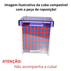 CASSETES DE COMPRESSÃO PARA TANQUE MAXI 20X20CM PARA ELETROBLOTTER MODELO EBM20 MARCA CLEAVER SCIENTIFIC (PCT COM 2) – CÓDIGO SB20C - comprar online