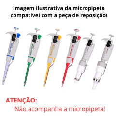 CONE FIXO INTERNO ONDE SE ENCAIXAM AS PONTEIRAS PARA MICROPIPETAS MONOCANAL HTL SÉRIES LABMATE SOFT, DISCOVERY COMFORT E DISCOVERY (EXTRAS) - Biosystems Importadora Ltda