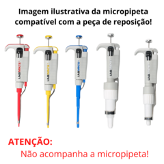 Imagem do PARTE INFERIOR DO BOTÃO QUE PRESSIONA O ÊMBOLO PARA MICROPIPETAS HTL SÉRIES: DISCOVERY, DISCOVERY COMFORT, LABMATE, LABMATE SOFT, LABMATE PRO E MULTIMATE – CÓDIGO 9711
