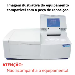 SUPORTE CUBETAS PARA TEMPERATURAS CONSTANTES E USO EM CONJUNTO COM MÓDULO PELTIER PTC-2 PARA ESPECTROFOTÔMETROS T7D/T7DS - comprar online