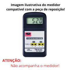 SONDA TEMPERATURA -40ºC à 400ºC PARA TERMÔMETRO LUTRON TM-914C - MODELO TP-04 - comprar online