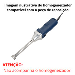 ROTOR PADRÃO COM 02 DENTES E Ø15MM, PARA HOMOGENEIZADOR HOMOMIX D-500/ULTRA STIRRER ULTRA-380 - comprar online