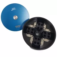 ROTOR HORIZONTAL (SWING-OUT) COM CAPACIDADE PARA 16 TUBOS DE 1,5 ML COM TAMPA À PROVA DE AEROSSÓIS PARA USO EXCLUSIVO COM AS CENTRÍFUGAS REFRIGERADAS MODELOS VS-15000CFNII – CÓDIGO V1.516-S - comprar online