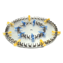 PLATAFORMA COM GRAMPOS DE FIXAÇÃO COM CAPACIDADE PARA 64X1,5ML MICROTUBOS PARA USO COM O HOMOGENEIZADOR ROTATIVO MODELO YC80 - CÓDIGO YC-C