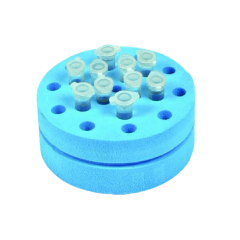 PLATAFORMA PARA 20 X 1,5ML MICROTUBOS (9,8 MM Ø) PARA USO COM OS AGITADORES VÓRTEX MODELOS BIOMIX-25P-IC E BIOMIX-30S-IC