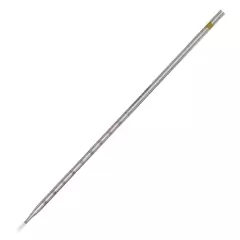 PIPETA SOROLÓGICA GRADUADA VIDRO BOROSILICATO TEMPERADO CLASSE B 01ML ESGOTAMENTO TOTAL 2 FAIXAS IDENTIFICAÇÃO AMARELAS