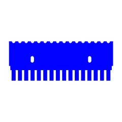 PENTE HORIZONTAL, 16 AMOSTRAS, 2,0 MM DE ESPESSURA, PARA CUBA HORIZONTAL MARCA CLEAVER SCIENTIFIC MODELOS MSMIDI7, MSMIDI10 E MSMIDIDUO – CÓDIGO MS10-16-2