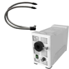 ILUMINADOR POR FIBRA ÓTICA, POTÊNCIA 15 WATTS (LED), CABO FLEXÍVEL DUPLO (BIFURCADO) "TIPO PESCOÇO DE GANSO", USO EM MICROSCÓPIOS/ESTEREOMICROSCÓPIOS COM FONTE REGULADORA DA INTENSIDADE DE LUMINOSIDADE. MODELO: LGY-BI-LED-IC