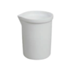 COPO DE BEAKER PTFE (TEFLON) RESISTENTE A TEMPERATURAS -270°C A 260°C BRANCO OPACO 50 ML - MODELO BE0050