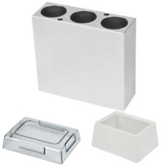 TAMPA DE ACRÍLICO PARA USO COM OS BLOCOS BIOBT-F E BIOBT-G COMPATÍVEIS COM OS BANHOS SECOS MODELOS BIOBTC-100D-IC E BIOBTH-100D-IC - CÓDIGO BIOBT-HC - comprar online