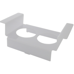 BANDEJA PARA ACOMODAR ATÉ 01 CAIXA DE ARMAZENAMENTO DE IMPLANTES COM CAPACIDADE PARA 1 LT, E MEDIDAS DE 278 MM (COMP.) X 115 MM (LARG.) X 60 MM (ALT.), PARA USO COM O BANHO ULTRASSOM "BACTOSONIC" MODELO: BT-10