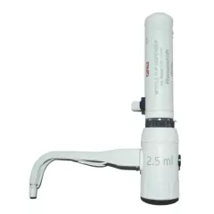 DOSIFICADOR DE BOTELLA PARA REACTIVOS Y PRODUCTOS QUÍMICOS, VOLUMEN: 0,25 A 2,5 ML, INCREMENTO 0,05 ML
