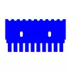 PENTE HORIZONTAL, 10 AMOSTRAS, 2,0 MM DE ESPESSURA, PARA CUBA HORIZONTAL MARCA CLEAVER SCIENTIFIC MODELOS MSMINI7, MSMINI10 E MSMINIDUO – CÓDIGO MS7-10-2