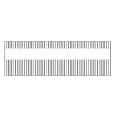 PENTE VERTICAL, 48 AMOSTRAS, 1,0 MM DE ESPESSURA, PARA CUBA VERTICAL MARCA CLEAVER SCIENTIFIC MODELOS VS20WAVESYS, VS20WAVESYS-CU E VS20WAVED – CÓDIGO VS20-48-1