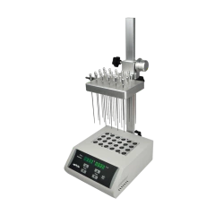 CONCENTRADOR DE AMOSTRAS DIGITAL PARA MICROTUBOS 0,2/2,0ML ATÉ TUBOS DE 40 MM DE DIÂMETRO COM CONTROLADOR DE TEMPERATURA E VÁLVULA REGULADORA DE FLUXO COM CAPACIDADE PARA DOIS BLOCOS DE AMOSTRAS - MODELO NDK200-2N-IC