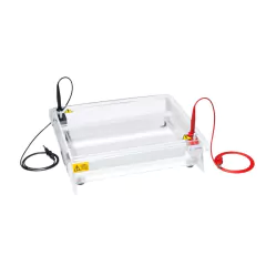 CUBA PARA ELETROFORESE CLÍNICA DE USO COM FITAS DE CELULOSE SECAS ATÉ 24X20CM PARA IDENTIFICAÇÃO QUALITATIVA E QUANTITATIVA DE HEMOGLOBINA, LIPOPROTEÍNA, PROTEÍNAS SÉRICAS E IMUNO FIXAÇÃO (IFE), VOLUME MÁXIMO 360ML - MODELO: CELLAS