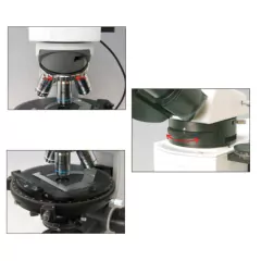 Imagen de MICROSCOPIO POLARIZADOR/PETROGRÁFICO TRINO CAMP CLARO LUZ POLARIZADA ORTOSCÓPICO/ORTOGONAL/CONOSCÓPICO 7 OBJETIVOS ILUMINADO TRANSMITIDA/REFLEJADA 24V