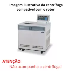 ROTOR DE ÂNGULO FIXO COM CAPACIDADE PARA 6 TUBOS DE 250 ML COM TAMPA À PROVA DE AEROSSÓIS PARA USO EXCLUSIVO COM A CENTRÍFUGA REFRIGERADA DE SUPER VELOCIDADE MODELO VS-30.000I – CÓDIGO V2506-AS - comprar online