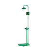 CHUVEIRO LAVA-OLHOS PISO ACIONAMENTO AUTOMÁTICO SIMULTÂNEO VIA PLATAFORMA BACIA PLÁSTICA MODELO: CL-005