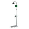 CHUVEIRO LAVA-OLHOS PISO ACIONAMENTO AUTOMÁTICO SIMULTÂNEO VIA PLATAFORMA BACIA AÇO INOX MODELO: CL-005i