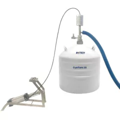 CONTAINER (DEWAR) PARA ARMAZENAMENTO E TRANSPORTE DE NL2, 50L, CORPO ALUMÍNIO, BOMBA MANUAL, RODINHAS en internet