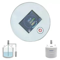 CONTAINER (DEWAR) PARA ARMAZENAMENTO E TRANSPORTE DE NL2, 50L, ALUMÍNIO, BOMBA AUT, RODINHAS, ALARME/MONITOR TEMP/NÍVEL - Biosystems Importadora Ltda