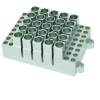 BLOCO MISTO 32/25 MICROTUBOS DE 0,2/1,5 ML (6,1/10,8 MM DIÂMETRO) PARA USO COM OS BANHOS SECOS MODELOS BIODTC-100-IC, BIODTH-100-IC, BIOMTC-100-IC, BIOMTH-100-IC - CÓDIGO: BLOCK-G