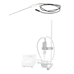 HOMOGENEIZADOR (SONICADOR) ULTRASSÔNICO DIGITAL PROGRAMÁVEL ATRAVÉS DA TELA SENSÍVEL AO TOQUE "TOUCHSCREEN", COMPLETO, VOLUME DE 10 A 3000ML, COM SUPORTE DE BANCADA E SENSOR DE TEMPERATURA – MODELO HD5400-TEMP/SPB-IC - comprar online