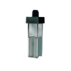 CUBETA PARA ELETROPORAÇÃO E ELETROFUSÃO, CAPACIDADE MÁXIMA VOLUME DE 850µL (MICROLITROS), ELETRODO COM 4MM (0.4CM) (GAP), CORPO EM POLICARBONATO GRAU MÉDICO, TAMPA NA COR PRETA, ESTÉREIS, EMBALADAS INDIVIDUALMENTE (CAIXA COM 250 CUBETAS) CATÁLOGO 12358-4U/250