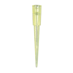 PONTEIRA UNIVERSAL 1-200 µL SEM FILTRO GRADUADA LIVRE DNAse/RNAse não estéril, amarela, pct 1000 pçs