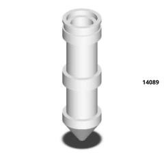 ADAPTADOR PARA 1 TUBO DE 15 ML COMPATÍVEL COM CAÇAPAS CAT 13.180 E ROTOR ÂNGULO FIXO HORIZONTAL MOD 11.21IC/B / 11.213C/B / 11.457 / 11.746C / 12.177 / 11.776 / 11.780C/B / 12.786 (JOGO COM 12 PEÇAS). MODELO: 14-089-IC