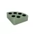 BLOCO TRIANGULAR VERDE P/ 6 TUBOS 8ML, Ø17.8MM X 26MM, P/ AGITADORES MAGNÉTICOS C/ AQUECIMENTO DLAB