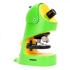 MICROSCÓPIO INFANTIL MONOCULAR FORMATO DE DINOSSAURO – MODELO DINOXSCOPE
