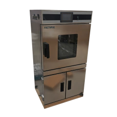ESTUFA SECAGEM À VÁCUO AUTOMÁTICA, PRECISÃO TOUCH SCREEN, PARA USO COM MATERIAIS DE FÁCIL DECOMPOSIÇÃO/ OXIDAÇÃO E SENSÍVEIS AO CALOR/ TEMPERATURA ATÉ 250ºC CÂMARA PARA 52 LTS, COM BOMBA DE VÁCUO - MODELO DZB-DZ-2BLT - Biosystems Importadora Ltda
