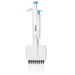 MICROPIPETA MECÂNICA MULTICANAL 8 CANAIS, VOLUME AJUSTÁVEL 0,5~10 ul TOTALMENTE AUTOCLAVÁVEL, VISOR DIGITAL (NÃO ELETRÔNICO) RESISTENTE LUZ UV, EJETOR AUTOMÁTICO DE PONTEIRA - MODELO: MP8C-10