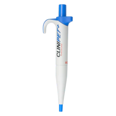 MICROPIPETA VOLUME FIXO TOTALMENTE AUTOCLAVÁVEL COM EJETOR AUTOMÁTICO DE PONTEIRAS SÉRIE CLINIPET+ VOLUME 250µL