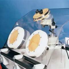PORTA DE VISUALIZAÇÃO DE MICROSCÓPIO PARA USO COM AS CÂMARAS "GLOVE BOX" MARCA PLAS-LABS