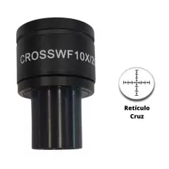 OCULAR MICROMÉTRICA RETICULADA-CRUZ, AUMENTO 10X, CAMPO DE VISÃO 20MM, PARA USO COM MICROSCÓPIOS BIOVAL L2000i - comprar online