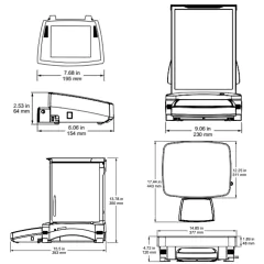 Imagen de BALANÇA ANALÍTICA, CAPACIDADE 120 GRAMAS, SENSIBILIDADE 0,1MG, CALIBRAÇÃO INTERNA AUTOMÁTICA, TELA SENSÍVEL AO TOQUE "TOUCHSCREEN" EM CONFORMIDADE COM PROCEDIMENTOS GLP/GMP, COM ABERTURA E FECHAMENTO AUTOMÁTICO DA CÂMARA POR SENSOR DE PROXIMIDADE, SAÍDA USB - MODELO EX124/AD