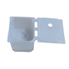 RECIPIENTE (CONTAINER) DE REAGENTES PARA ANALISADOR COBAS MIRA CAPACIDADE 35ML, BASE QUADRADA - PACOTE COM 50 PEÇAS - MODELO HS-B-BSA80