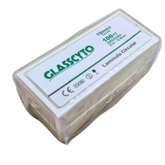 Lamínulas de Vidro para Microscopia (Circular 15mm) - 100 Unidades - Biosystems Importadora Ltda
