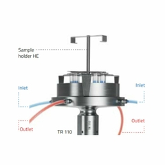 AMPLIFICADOR TIPO COPO PARA SONICAÇÃO INDIRETA E INTENSIVA DE QUANTIDADES MENORES DE AMOSTRAS, COM SUPORTE PARA MICROTUBOS PCR/0,5/1,5/2,0/5ML, PARA USO COM OS HOMOGENEIZADORES ULTRASSÔNICOS BANDELIN MODELOS HD4200 E HD5200 – CÓDIGO TR-110-IC - Biosystems Importadora Ltda