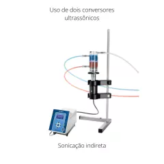 Imagen de SUPORTE EM AÇO INOXIDÁVEL COM GRAMPO DE FIXAÇÃO PARA TRANSDUTORES DE ULTRASSOM PARA TODOS OS HOMOGENEIZADORES ULTRASSÔNICOS MARCA BANDELIN, MODELOS SONOPULS HD4050, HD4100, HD4200, HD4400, HD5020, HD5050, HD5100, HD5200 E HD5400 – CÓDIGO HG-40