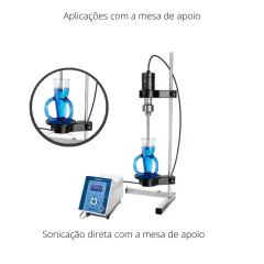 SUPORTE EM AÇO INOXIDÁVEL COM GRAMPO DE FIXAÇÃO PARA TRANSDUTORES DE ULTRASSOM PARA TODOS OS HOMOGENEIZADORES ULTRASSÔNICOS MARCA BANDELIN, MODELOS SONOPULS HD4050, HD4100, HD4200, HD4400, HD5020, HD5050, HD5100, HD5200 E HD5400 – CÓDIGO HG-40