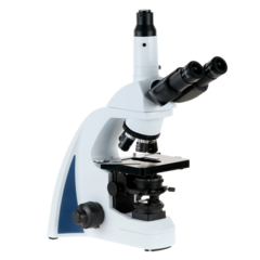 MICROSCÓPIO BIOLÓGICO TUBO TRINOCULAR ARTICULÁVEL, AUMENTO 1000X COM 04 OBJETIVAS SEMI PLANACROMÁTICAS ÓTICA INFINITA (IOS) CORRIGIDAS 4X/10X/40X/100X, ILUMINAÇÃO POR LÂMPADA "LED" 3 WATTS, COM INTENSIDADE REGULÁVEL (IC-2134-EPLI) - MODELO: IC2100-T4-SEMI-PLAN-1000X-IC