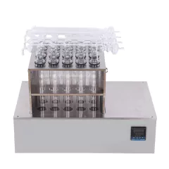 FORNO DE DIGESTÃO DIGITAL CAPACIDADE PARA 4 AMOSTRAS SIMULTÂNEAS DE 300ML, AQUECIMENTO POR RAIO INFRAVERMELHO A TEMPERATURA MÁXIMA DE 600°C, PRECISÃO ± 1°C - MODELO: KDN-20C - comprar online