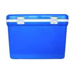 CAIXA TÉRMICA PARA TRANSPORTE DE AMOSTRAS BIOLÓGICAS, CAPACIDADE 20L, TEMPERATURA ENTRE 2°C - 8°C, COM TERMÔMETRO DIGITAL, TAMPA COM TRAVA, ACOMPANHA 8 RECIPIENTES PARA CONGELAMENTO DE LÍQUIDO - MODELO: LCX-20L-IC - Biosystems Importadora Ltda