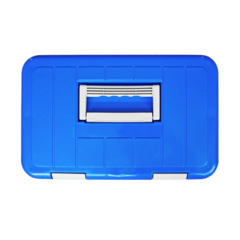 Imagem do CAIXA TÉRMICA PARA TRANSPORTE DE AMOSTRAS BIOLÓGICAS, CAPACIDADE 20L, TEMPERATURA ENTRE 2°C - 8°C, COM TERMÔMETRO DIGITAL, TAMPA COM TRAVA, ACOMPANHA 8 RECIPIENTES PARA CONGELAMENTO DE LÍQUIDO - MODELO: LCX-20L-IC