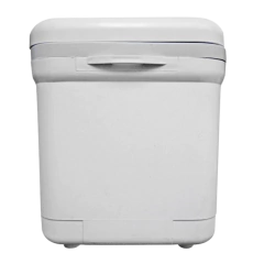 CAIXA TÉRMICA PARA TRANSPORTE DE AMOSTRAS BIOLÓGICAS, CAPACIDADE 6L, TEMPERATURA ENTRE 2°C E 8°C, COM TERMÔMETRO DIGITAL, TAMPA COM TRAVA, ACOMPANHA 6 RECIPIENTES PARA CONGELAMENTO DE LÍQUIDO - MODELO: LCX-6L-IC - Biosystems Importadora Ltda